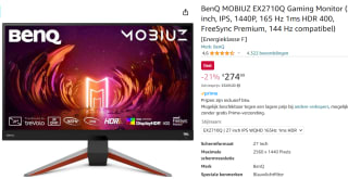 BenQ - Gaming Monitor EX2710Q voor €274,99 bij Amazon