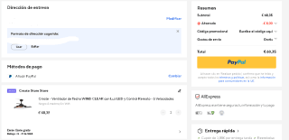 Create Ventilador de Techo WIND CLEAR con Luz LED y Control Remoto - 6 Velocidades por 60,35€