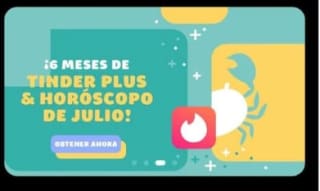6 meses Gratis de Tinder Plus facil de conseguir