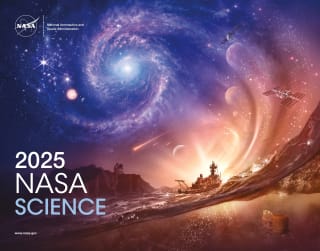 Gratis 2025 NASA Wetenschapskalender te downloaden