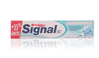 Pasta Dental Blanqueadora Signal con Bicarbonato 100 ml por solo 1,13€