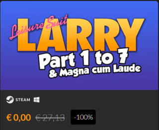 Leisure Suit Larry - Retro Bundle gratis bij Fanatical