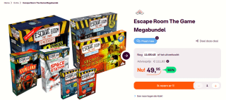 Megabundel Escape Room The Game voor €49,95 bij Ibood