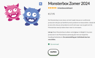 Monsterbox Zomer 2024 voor €17,95