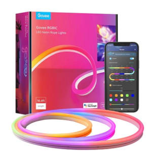 5 Meter Govee RGBIC LED Neon Rope Lights voor €72 dmv code bij Govve