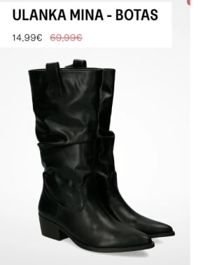 Botas para Mujer Mina por 14.99€