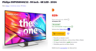 Philips The One 55PUS8949 voor €829 bij Bol