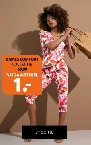 2e artikel €1 op de dames comfort collectie van terStal