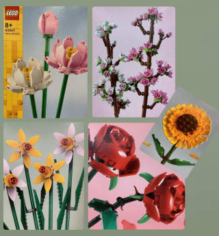 Lego bloemen bij Action voor 11,95 euro