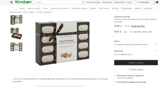 Polvorones de almendra con chocolate Club del Gourmet por 4,90€