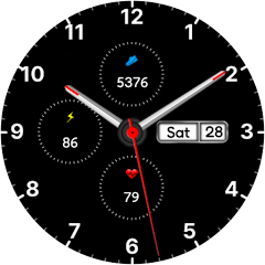 Diverse gratis Watchfaces voor Android