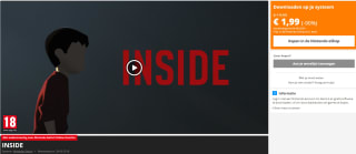 Inside (Nintendo Switch game) voor €1,99 bij Nintendo eShop
