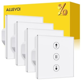 Allevoi Interruptor de Persiana Inteligente Compatible con Alexa/Google Home/Smart Life por 62,04€