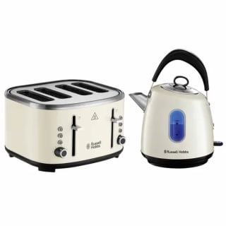 Russell Hobbs Stylevia Kettle & 4-Slice Toaster Bundle - £30.99