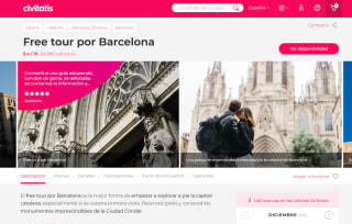 Free tour por Barcelona: 2 horas de duración