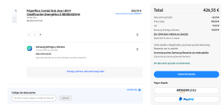 Samsung RB33B612EWW - Frigorífico Combi NoFrost 1.85 Cm 344L Inverter por 426,55€