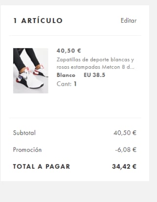 Zapatillas Metcon 8 Nike Training por 40,50€ (cuenta nueva por 34,42€)