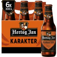 25% korting op alle Hertog Jan, Bud of Leffe multipacks of kratten bij de AH