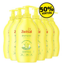 20% korting + 50% kassakorting op Zwitsal 6 stuks zeepvrije wasgel en shampoo en bodylotion bij kruidvat