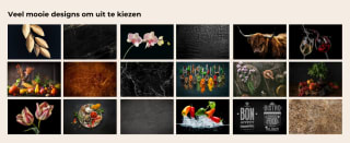 75% korting op eigen foto en op collecties! Keuze uit meer dan 1000 beelden.