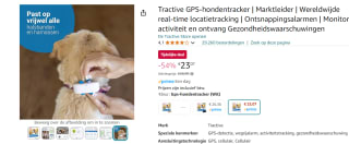 Tractive DOG 4 - Locatie tracker met GPS voor €23,07 bij Amazon