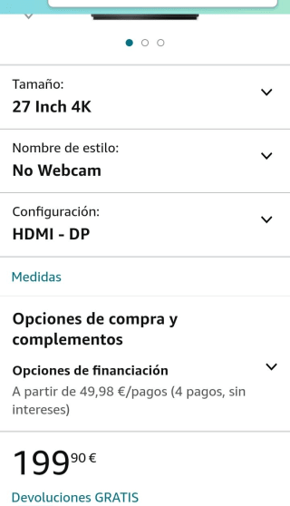 Philips B-Line 278B1 27" LED IPS UltraHD 4K por 199,90€.