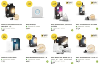 2+1 gratis op Philips Hue bij Praxis