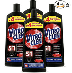 4 Vitroclen Limpiador de Vitrocerámica en crema x 450 ml a 16,49€