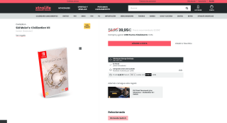 Sid Meier's: Civilization VII + DLC Nintendo Switch por solo 39,95€