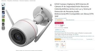 EZVIZ Camara Vigilancia Wifi Exterior,2K Cámara IP de Seguridad,Visión Nocturna solo 54,99€