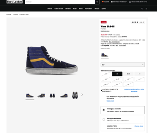 Zapatillas Vans Sk8-Hi Hombre por solo 29,99€