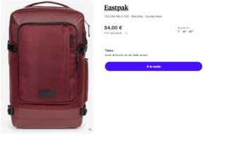 Mochila Eastpak TECUM L por 54€