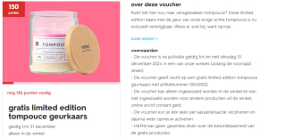 Gratis limited edition tompouce geurkaars bij de Hema