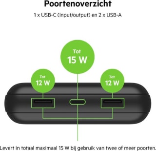 Belkin BOOSTCHARGE 20.000 mAh powerbank voor €24,99 bij Bol.com