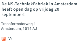 Gratis raildagen 20 & 21 september door het hele land locaties