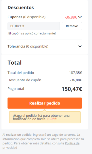 Calentador de aire diésel Hcalory por 150,47€