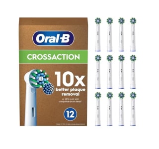 Oral-B Pro CrossAction Recambios para Cepillo de Dientes Eléctrico 12 Cabezales por solo 29,95€