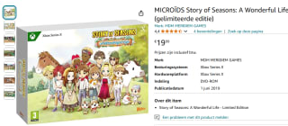 Story of Seasons: A Wonderful Life Limited Edition (Xbox Series X) voor €19,99 bij Amazon en Bol