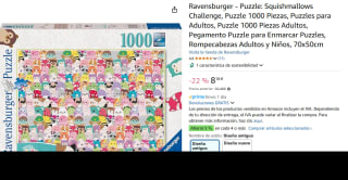 Puzzle 1000 Piezas Marca Ravensburger - Puzzle: Squishmallows Challenge por 7,70€.