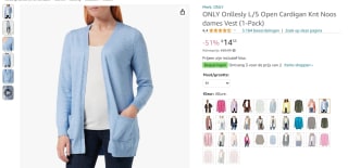 Only dames cardigans/vesten voor €14-15,20 per stuk & 3 voor de prijs van 2