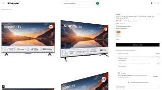 TV LED 138 cm (55") Xiaomi A 2025 UHD 4K por 299€