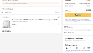 Robot aspirador Lefant M210 Pro a tan solo 62,61€