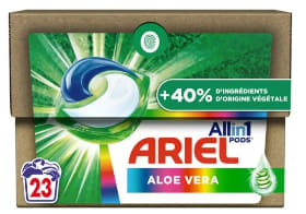Paquet de lessive Ariel pods à Aloe vera à 11,64€