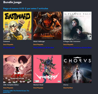 Pack 7 videojuegos por 11,52€