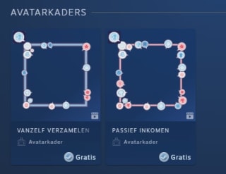 Twee avatarkaders en één bewegende avatar gratis via Steam
