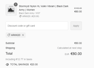 20% extra korting op de sale bij Arkk Copenhagen