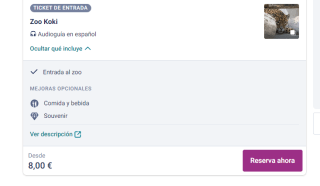Zoo Koki entradas por solo 8,90€ Adulto