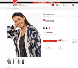 Sweater Zibel para mujer por $16.990