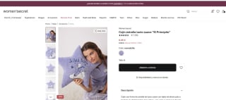 Women'secret Cojín estrella tacto suave "El Principito" por 6,99€