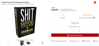 Shit Happens gezelschapsspel voor €8,99 bij Alternate